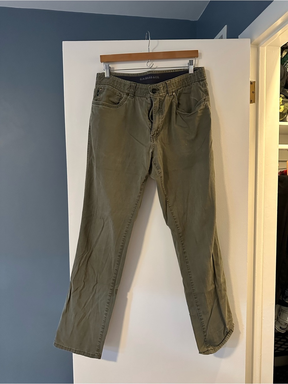G.H. Bass & Co. Olive Green Chinos